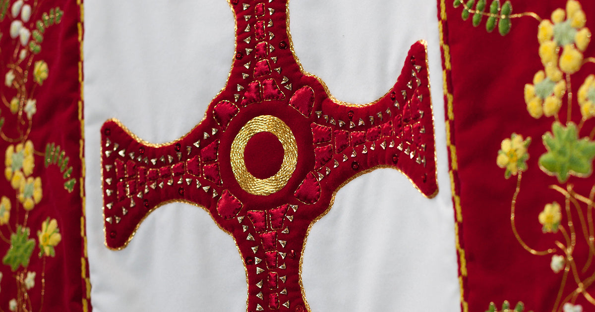 St Cuthbert’s Banner Medieval embroidery with a contemporary twist